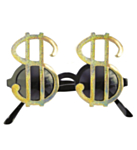 Dollarimerkki Lasit