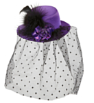 Mini Top Hat Huntu Violetti