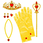 Prinsessa Lastensetti Keltainen/Kultainen