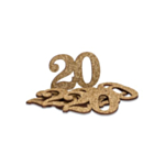 20-vuotis Pöytäkonfetti Kulta
