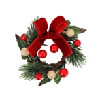 Joulukranssi Lautasliinarengas
