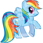 My Little Pony® Rainbow Dash Foliopallo