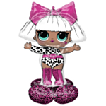 LOL Surprise® Glam Diva Foliopallo Jalustalla