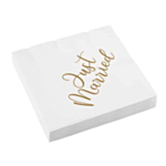 Just Married Lounasliinat Valkoinen/Kulta