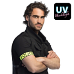 Police UV Käsinauha Neonkeltainen