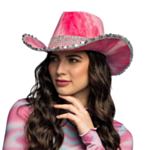 Kimaltava Cowboyhattu Pinkki