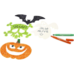 Halloween Pahvihahmot