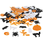 Halloween Konfetti Oranssi/Musta 10–20 mm