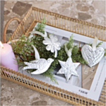 DIY-joulukoriste Hopea