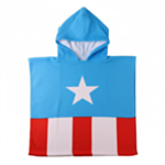 Avengers® Captain America Kylpyponcho Sininen