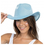 Kimalle Cowboyhattu Vaaleansininen