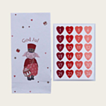 Kalenderposer Med Stickers Hvid
