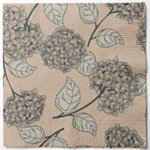 Blomster Servietter Beige