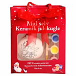 Mal Selv Keramik Julekugle