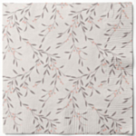 Bladmønster Servietter Beige