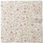 Blomster Servietter Beige