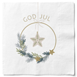 God Jul Servietter Hvid