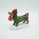 Hund Dekorationsfigur Brun