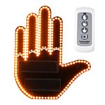 LED Håndlampe Sort