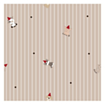 Beige Dug Med Julemotiver