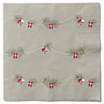 Dansk Jul Servietter Beige