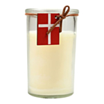 Lys I Glas Med Dannebrog
