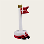 Studenterhue Med Dannebrog Flag Rød