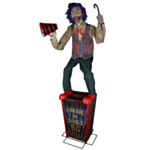 Speakin' Spencer animatroninen sirkushahmo