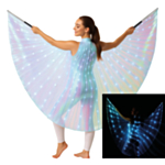 Irisoiva Siipiviitta LED-valoilla