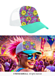 Psykedeelinen Smiley-lippis