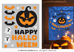 Happy Halloween -ikkunakoriste