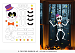 Halloween-luurankoikkunatarrat