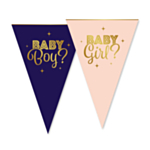 Gender Reveal Guirlande Blå/Lyserød