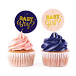 Gender Reveal Kagepinde Blå/Lyserød