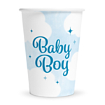 Baby Boy Papkrus Blå/Hvid