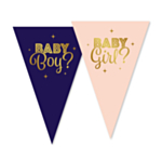 Gender Reveal Guirlande Blå/Lyserød