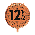 12½ Års Folieballon Kobber