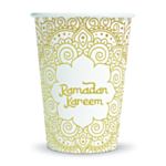 Ramadan Kareem Papkrus Hvid/Guld
