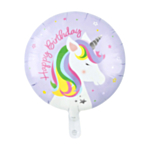 Happy Birthday Enhjørning Folieballon