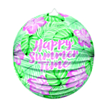 Happy Summer Time Lanterne Grøn/Lyserød