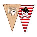 Hip Hip Ahoy Pirat Guirlande
