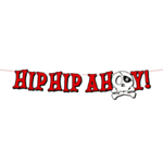 Pirat Hip Hip Ahoy Banner