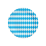 Bayern Paptallerkener Blå/Hvid