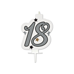18 Års Kagelys Sølv