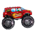 Monstertruck Folieballon Rød