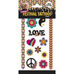 Festival Tatoveringer Med Glitter