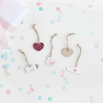 Babyshower Puulahjamerkit Pinkki