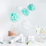 Pom pom Kattokoriste Minttu/Valkoinen