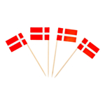 Dannebrog Cocktaillippu Paperi/Puu