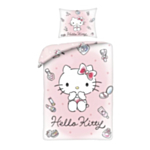 Hello Kitty® Pussilakanasetti Vaaleanpunainen